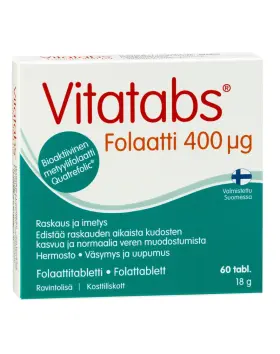 Vitatabs Folaatti, 60 tabl. Vitatabs Folaatti, 60 tabl.