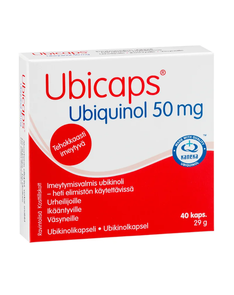 Ubicaps® Ubiquinol 50 mg, 40 kaps. Ubicaps® Ubiquinol 50 mg, 40 kaps.